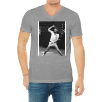 Borg The Ice Man Tennis Legend V-neck Tee | Artistshot