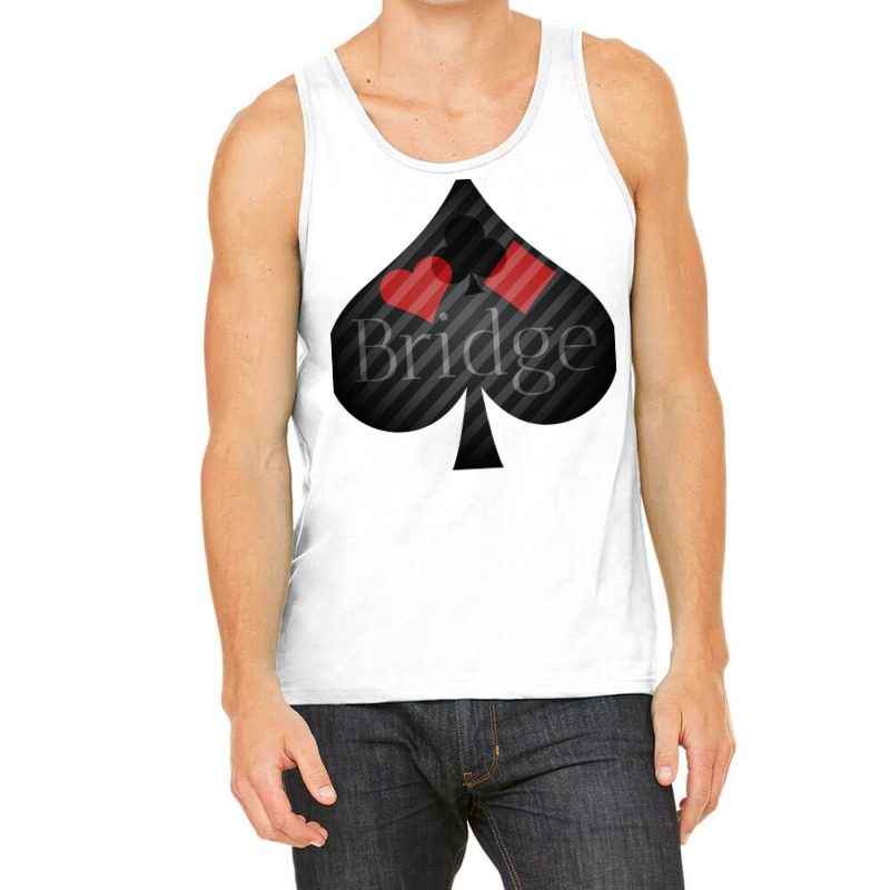 Bridge Card Game Elegant Design For Bridge Players Tank Top | Artistshot