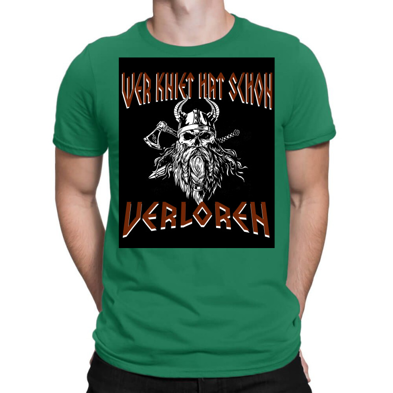 Who Kneel Has Been Lost Viking Sword Ax  Stars Cool T-shirt | Artistshot