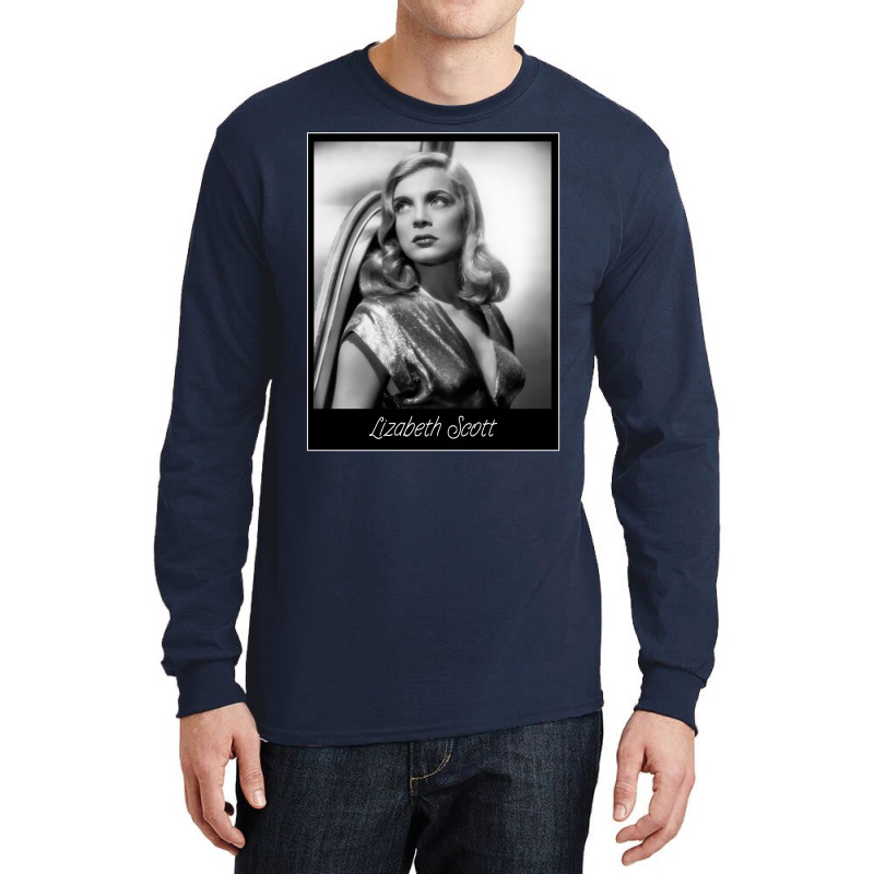 Lizabeth Scott Classic  Aesthetic Retro Long Sleeve Shirts by mabreykantarg | Artistshot