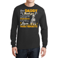 Dalmatian Funny Dog Dear Daddy Thank You For Being My Daddy 187 Dalmat Long Sleeve Shirts | Artistshot