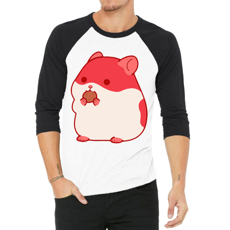 Red Hamster 3/4 Sleeve Shirt | Artistshot