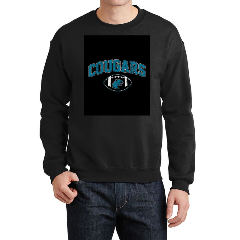 Cougars Playmakers Poster Crewneck Sweatshirt | Artistshot