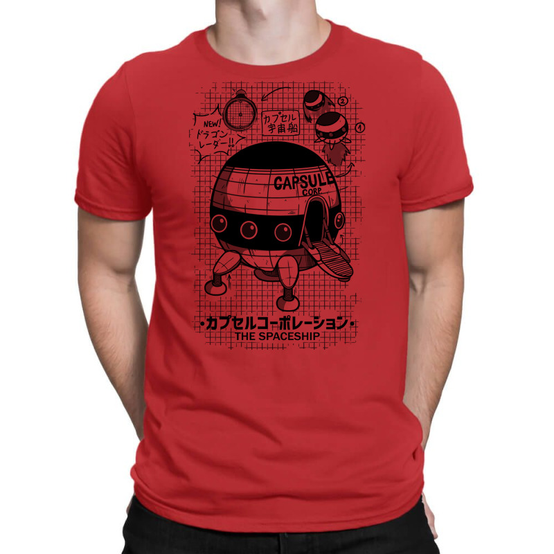 Capsule Spaceship T-shirt | Artistshot