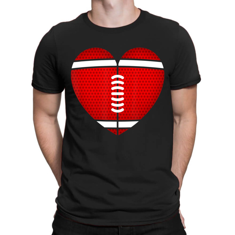 Limited Edition Football Heart Valentine's Day Boys T-Shirt by Karyn Love | Artistshot