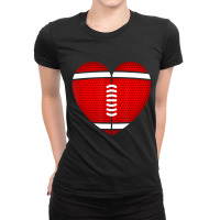 Limited Edition Football Heart Valentine's Day Boys Ladies Fitted T-shirt | Artistshot