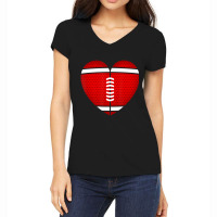 Limited Edition Football Heart Valentine's Day Boys Women's V-neck T-shirt | Artistshot