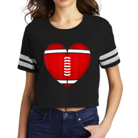 Limited Edition Football Heart Valentine's Day Boys Scorecard Crop Tee | Artistshot