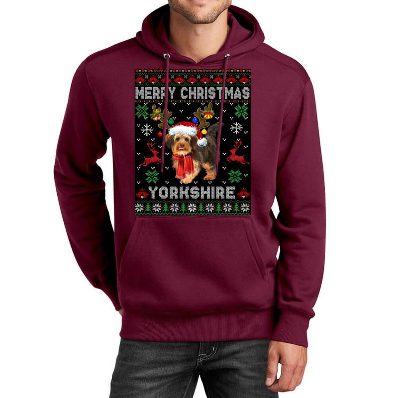 Christmas Dog Design  Aesthetic Aesthetic Unisex Hoodie | Artistshot