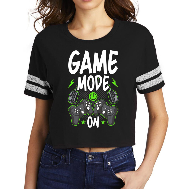 Trending Gamer Mode On Video Gamer Gaming Scorecard Crop Tee by Kristina Ritchey | Artistshot