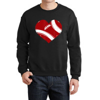 Hot Trend Football Lover Football Heart Valentines Day Boys Girls Kids Crewneck Sweatshirt | Artistshot