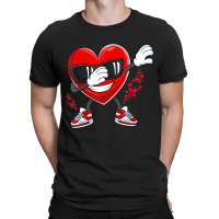 Hot Trend Dabbing Heart Boy Valentines Day Heart Valentine T-shirt | Artistshot