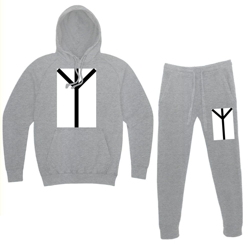 Algiz Rune  Vintage Humor Hoodie & Jogger set by fiserpoughk | Artistshot