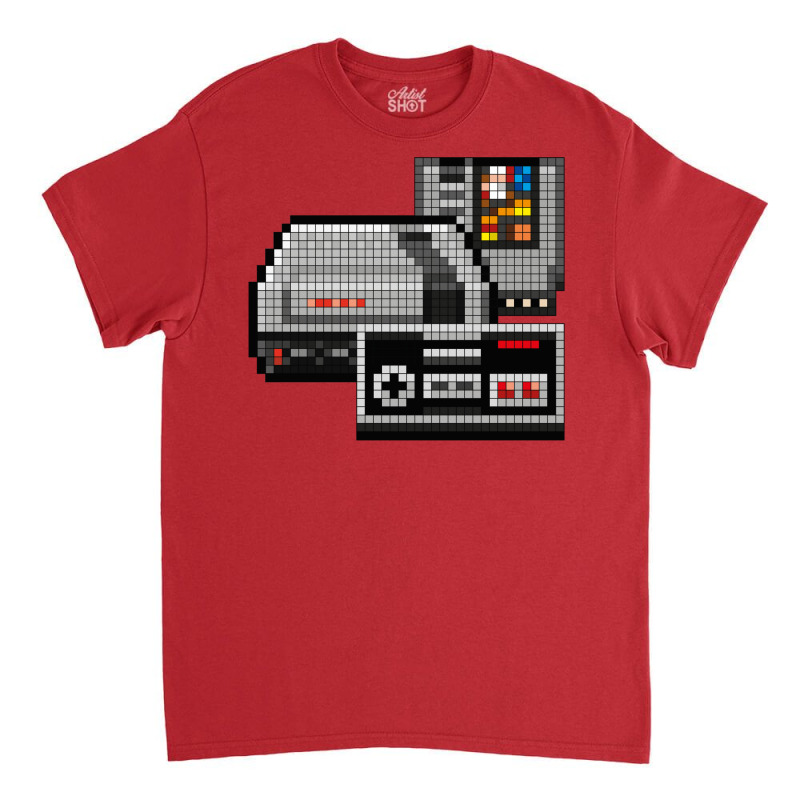 Classic Console Gamer 8bit Retro Classic T-shirt | Artistshot