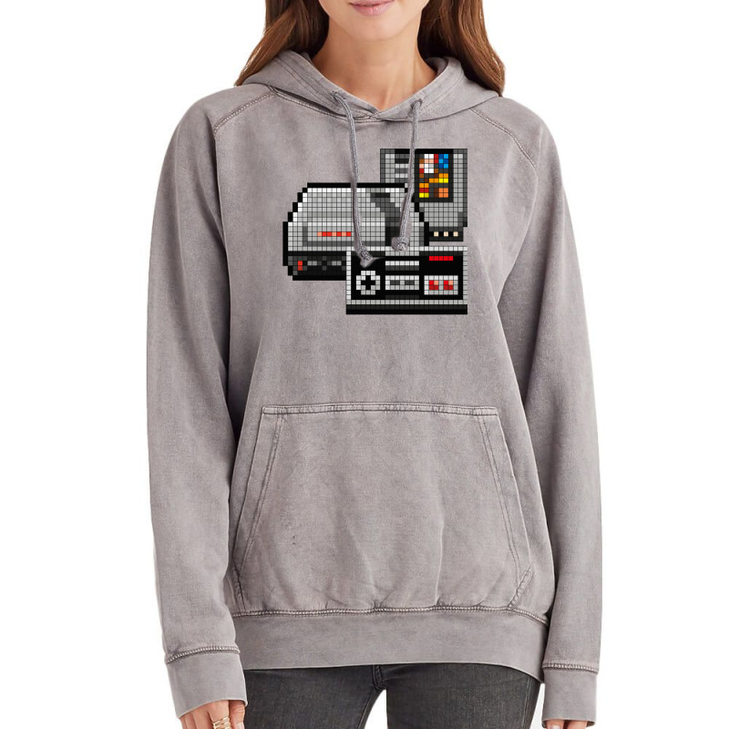 Classic Console Gamer 8bit Retro Vintage Hoodie | Artistshot