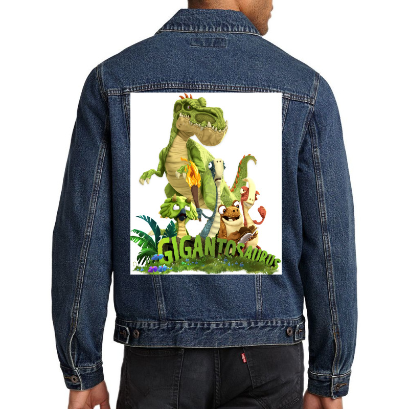 Gigantosaurus Giganto Amp 4 Kid Dinos Gigantosaurus Poster Boy Men Denim Jacket by swailsknoppf | Artistshot