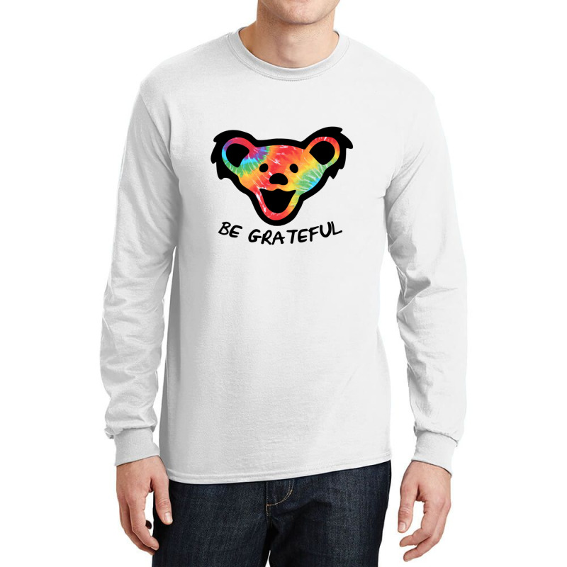 Dead Head X Dancing Bear X Be Grateful Long Sleeve Shirts | Artistshot