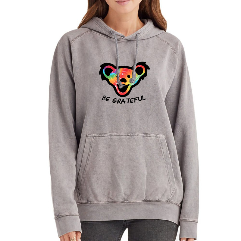 Dead Head X Dancing Bear X Be Grateful Vintage Hoodie | Artistshot