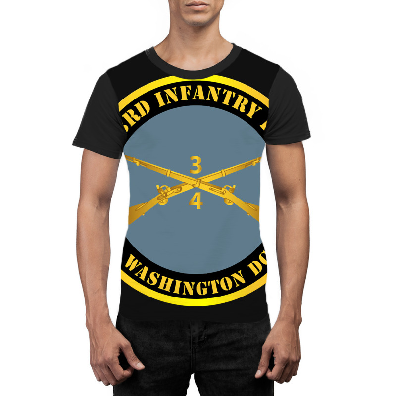 4th Bn 3rd Infantry Regiment - Washington Dc W Inf Branch Graphic T-shirt by stumbledfeatures425 | Artistshot