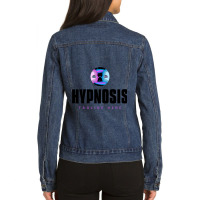 Hypnosis Tagline Here Classic Ladies Denim Jacket | Artistshot