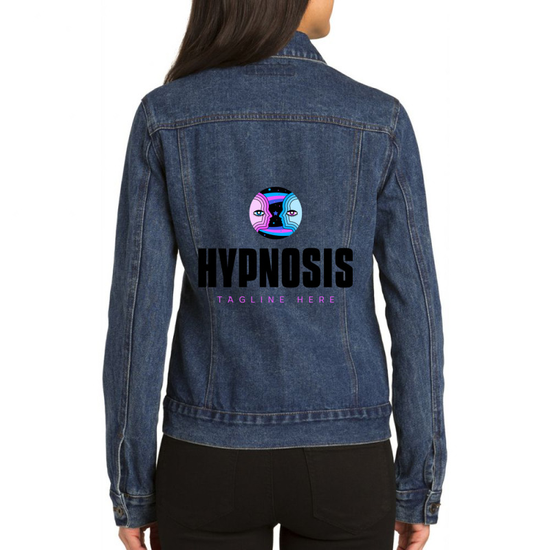 Hypnosis Tagline Here Classic Ladies Denim Jacket by TanHuynhLe | Artistshot