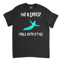 Diver Springboard Diving Platform Diving Aquatic Sport Shirt Classic T-shirt | Artistshot