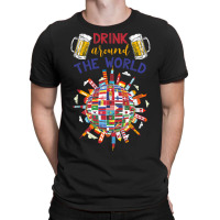 Funny Drink Around World T-shirt | Artistshot