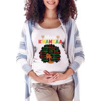 Happy Kwanzaa Decorations African American Seven Principles T Shirt Maternity Scoop Neck T-shirt | Artistshot