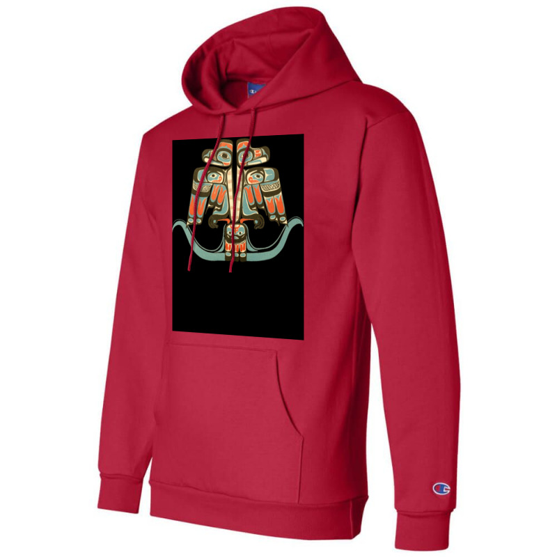 Northwest Coast Native Viking Love  Girl Girl Champion Hoodie | Artistshot