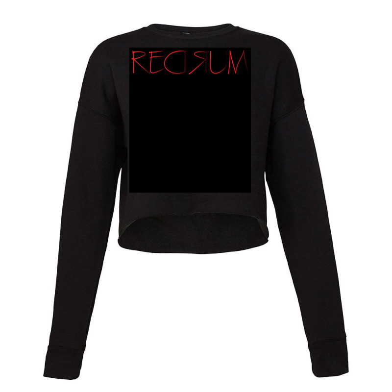 Redrum Minimalist Tv Amp Design Film Amp Tv Art Poster Cropped Sweater by swailsknoppf | Artistshot