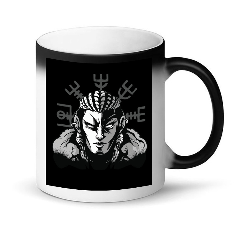 Nordic Norse Viking Warrior Woman  Boy Boy Magic Mug | Artistshot