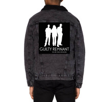 The Leftovers Guilty Remnant Poster Unisex Sherpa-lined Denim Jacket | Artistshot