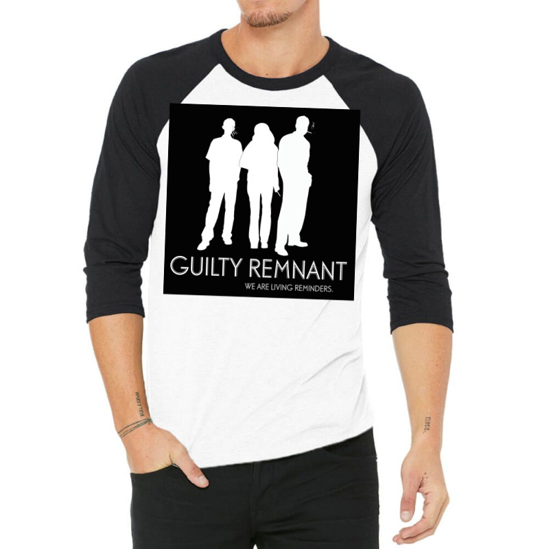 The Leftovers Guilty Remnant Poster 3/4 Sleeve Shirt by wifordlacruep | Artistshot