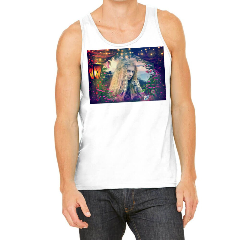 Owl Girl Viking Hunter Female Fighter  Hipster Nostalgia Tank Top | Artistshot