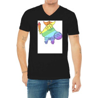 Pride Viking Classic  Girl Cool V-neck Tee | Artistshot