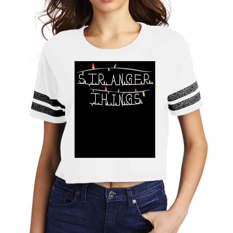 Stranger Christmas Lights Minimalist Tv Amp Design Film Amp Tv Art Pos Scorecard Crop Tee by pruyntawney2 | Artistshot