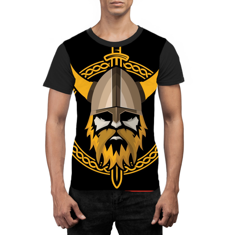 Proud Viking Warrior With Beard Helmet  Love Quote Graphic T-shirt | Artistshot