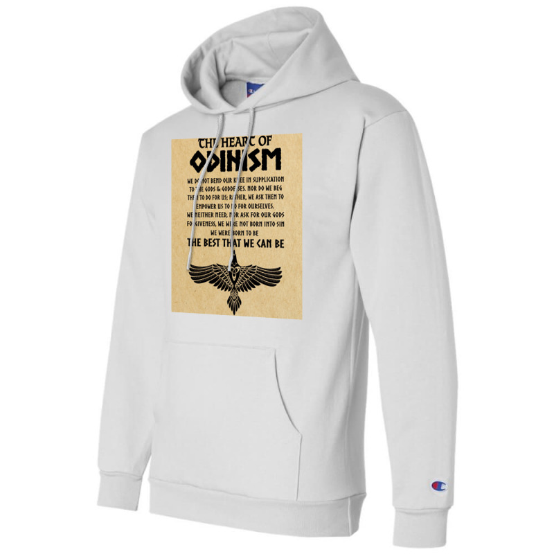 Proud Odin Vikings The Heart Of Odinism Viking  Boy 80s Champion Hoodie | Artistshot