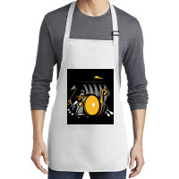 Proud Viking Warrior With Beard Helmet  Music Nostalgia Medium-length Apron | Artistshot