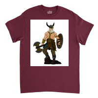 Shield And Axe As Good Gear For Bearded Viking Gift Idea For Hard Men Classic T-shirt | Artistshot