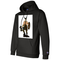 Shield And Axe As Good Gear For Bearded Viking Gift Idea For Hard Men Champion Hoodie | Artistshot