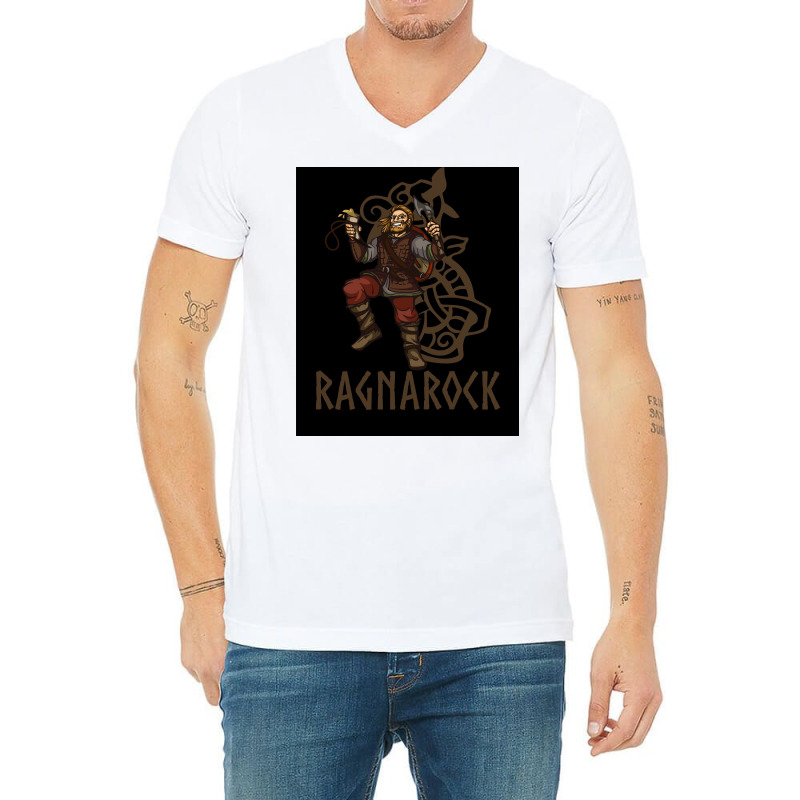 Ragnarock Funny Viking Mythology  Love V-neck Tee | Artistshot