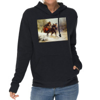 Skiing Birchlegs Crossing The Mountain With The Royal Child By Knud Be Lightweight Hoodie | Artistshot