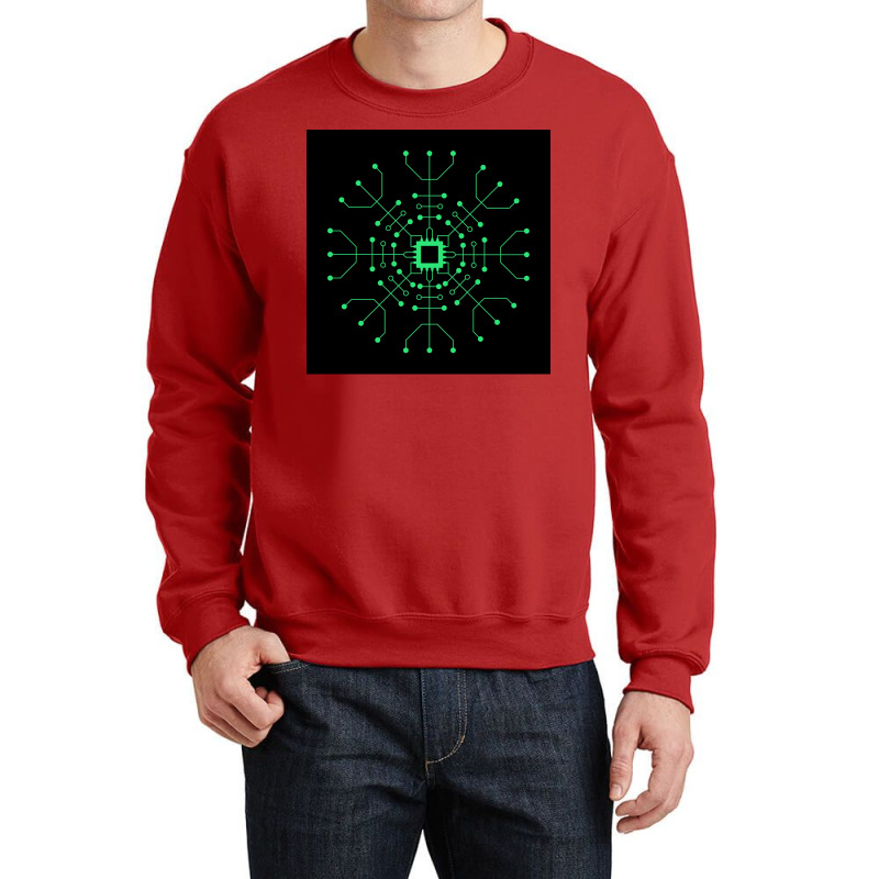 Technomagic Aegishjalmur  Girl Girl Crewneck Sweatshirt | Artistshot