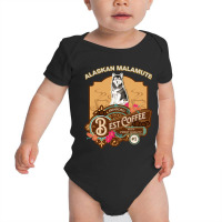 Alaskan Malamute Best Coffee - Dog Owner Coffee Lover Gifts Baby Bodysuit | Artistshot