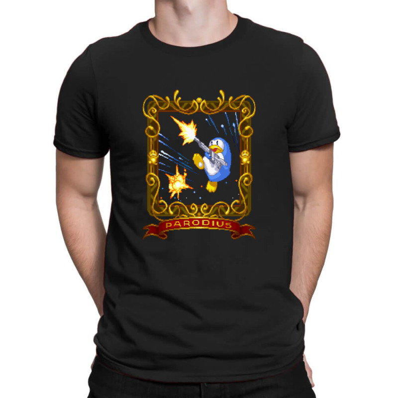 Parodius Penguin With A Machine Gun 1 T-shirt | Artistshot