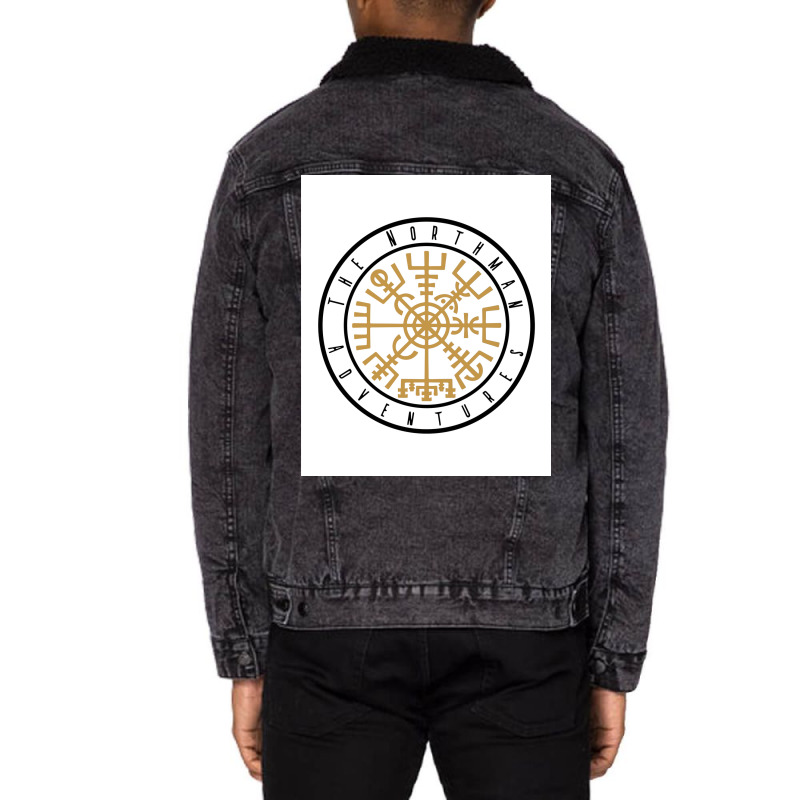 The Northman Symbole  Hippie Quote Unisex Sherpa-lined Denim Jacket | Artistshot