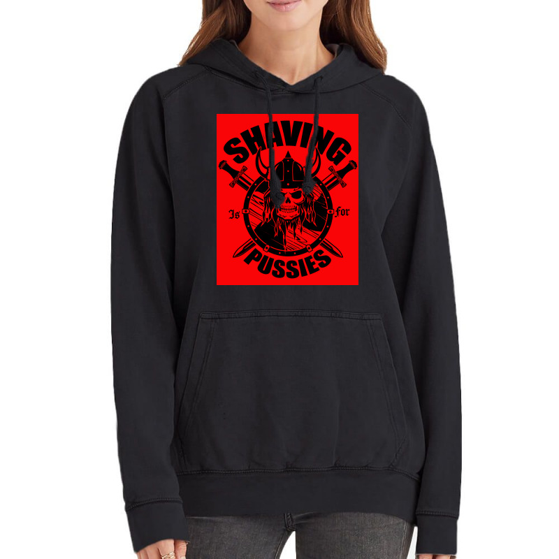 Shaving Is For Pussies  Cute Boy Vintage Hoodie | Artistshot