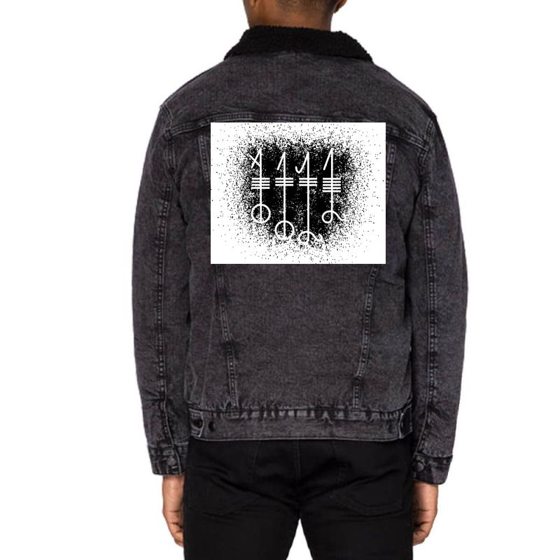 Svefnthorn Black Spray  Nostalgia Hippie Unisex Sherpa-lined Denim Jacket | Artistshot