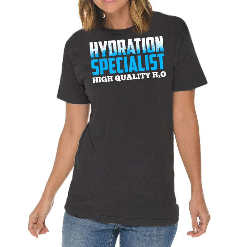 Hydration Specialist Waterboy Team Manager T Shirt Vintage T-Shirt by javauxswar | Artistshot